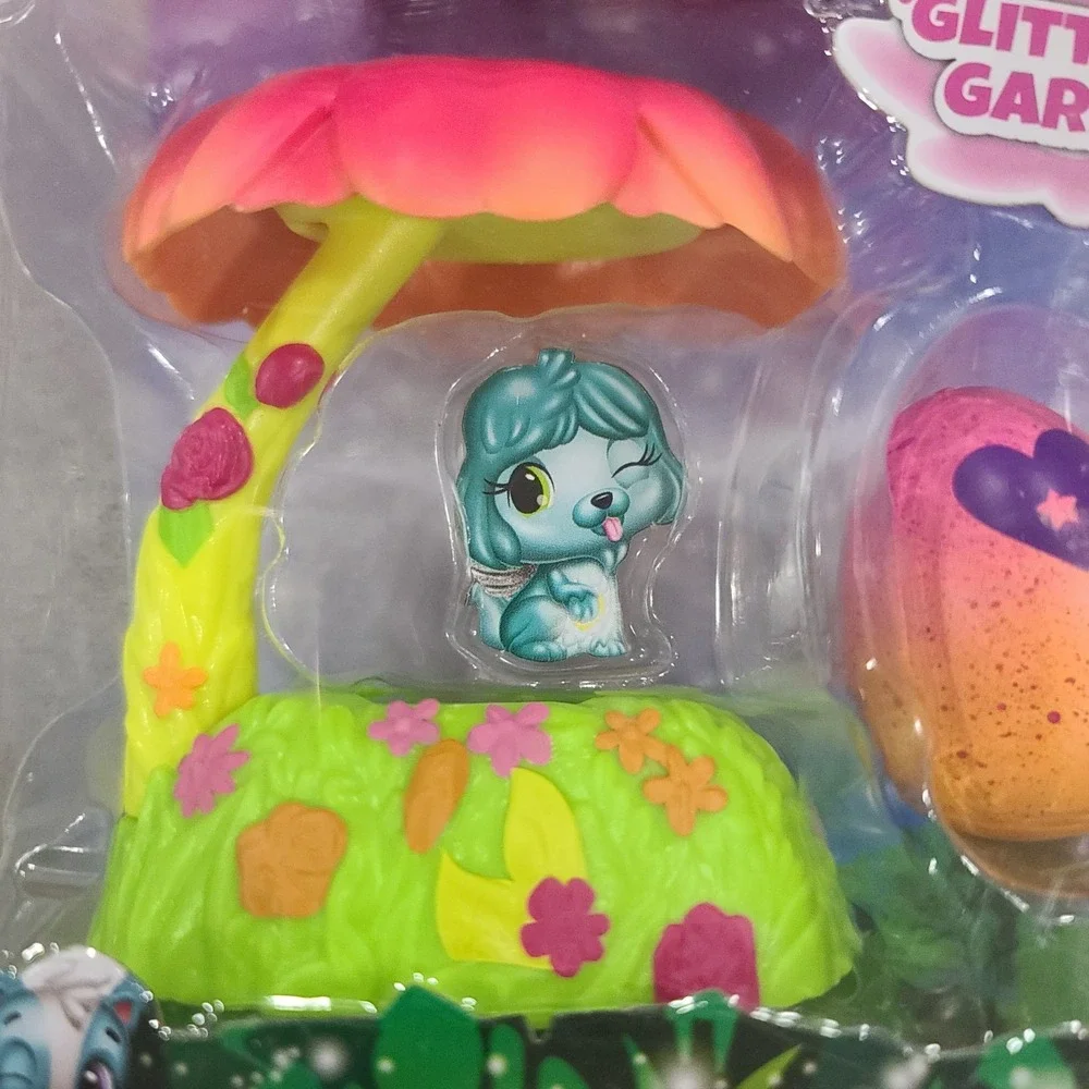 Hatchimals Colleggtibles Glittering Garden Hatchy Home Light Up Nest Season 4